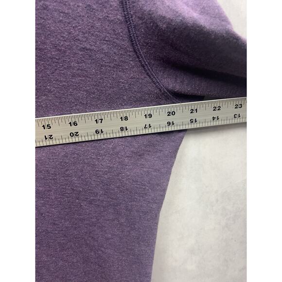 Lululemon In A Cinch Reversible Tee Heathered Deep Zinfandel Classic Stripe Sz 8 - Picture 7 of 10